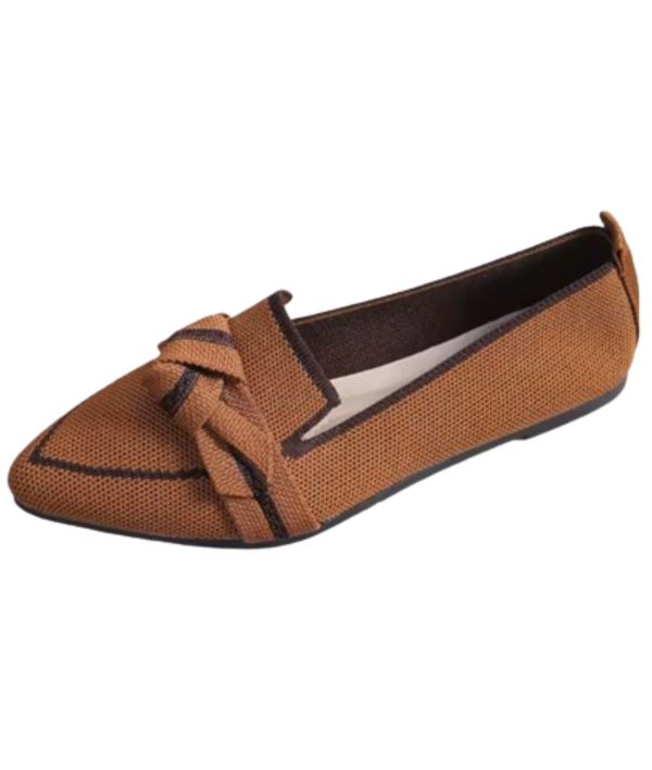 mocassin ballerine bout pointu