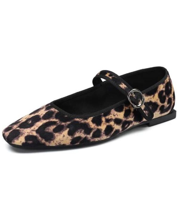 mocassin ballerine léopard