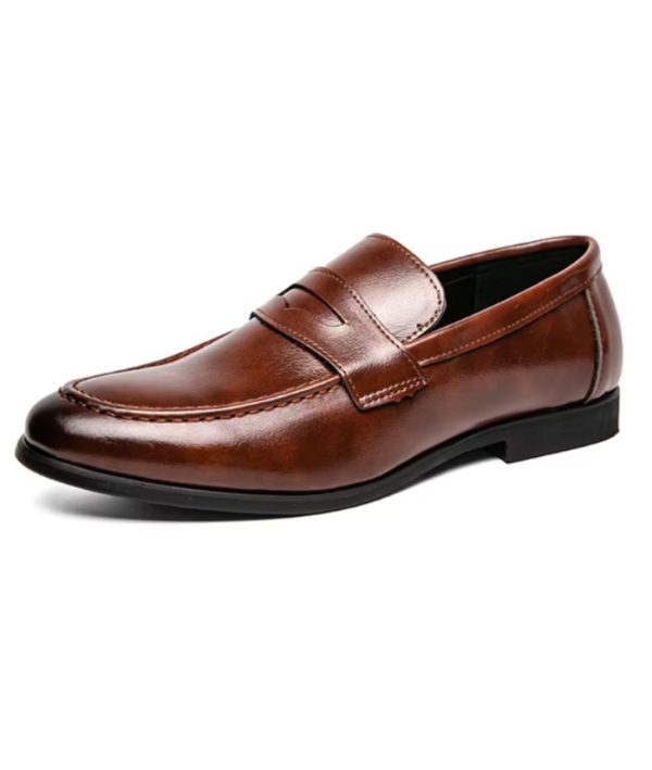 mocassin cuir homme semelle gomme
