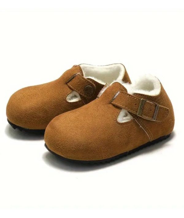 mocassin plateforme daim pour garçon