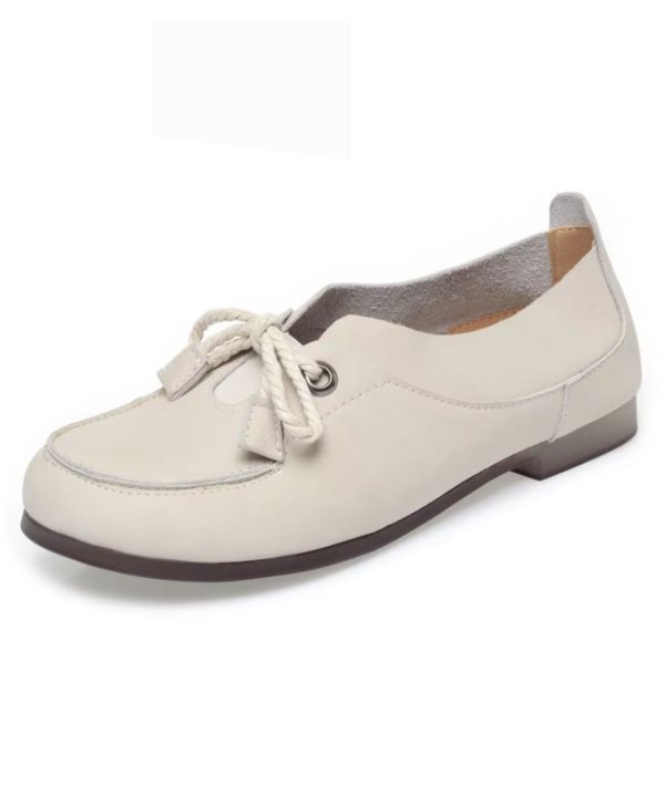mocassin à lacets pour femme