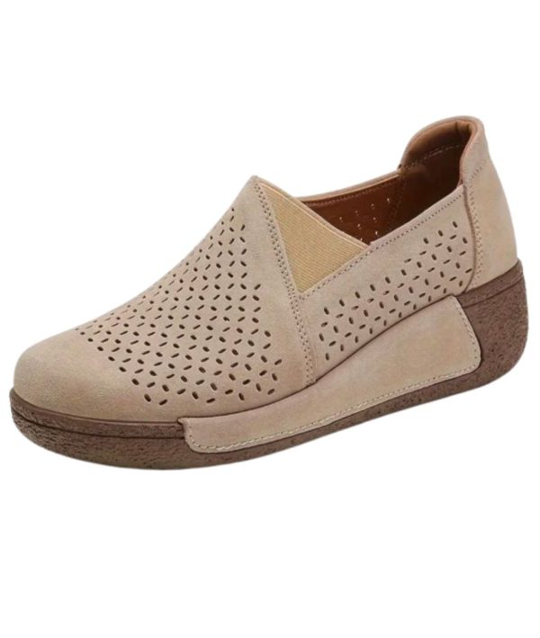 mocassins ajourés confortables pour femme
