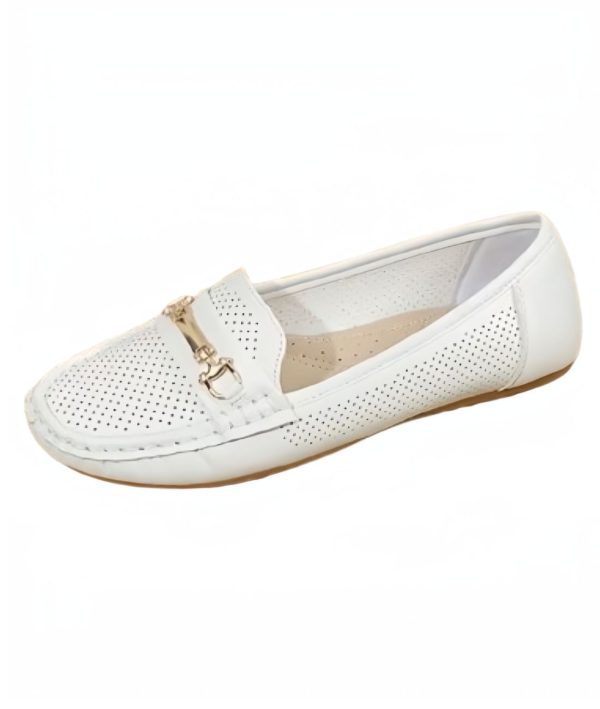 mocassins ajourés à semelles souples