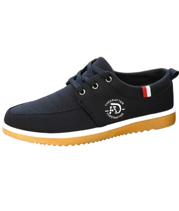 mocassin bateau noir bicolore homme