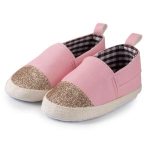 mocassins bicolores brillants bébé fille