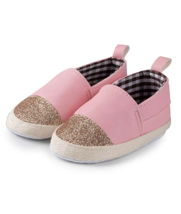 mocassins bicolores brillants bébé fille