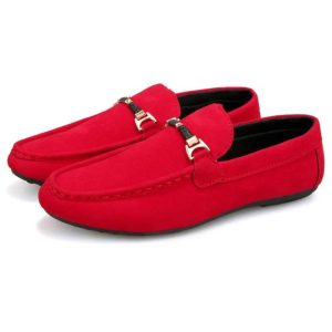 mocassins daim boucle élégants
