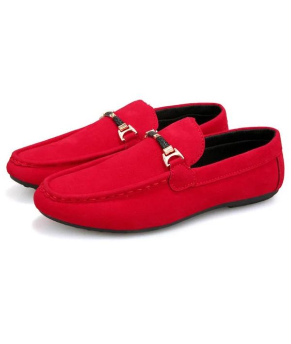 mocassins daim boucle élégants