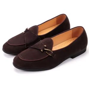 mocassins à boucle homme luxe