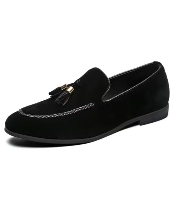 Mocassins Classiques À Glands En Daim