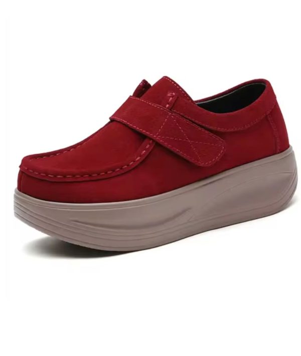mocassin-plateforme femme