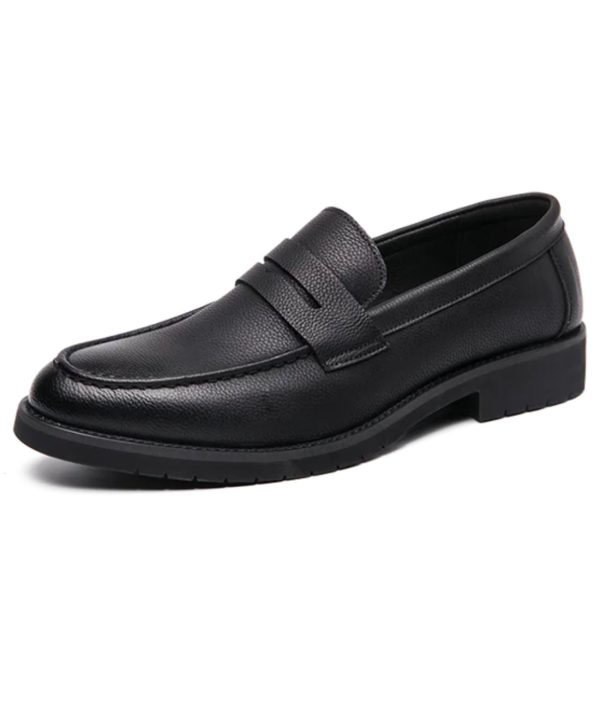 mocassins en cuir formels pour hommes