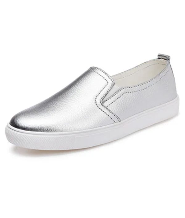 mocassins en cuir lisse élégants