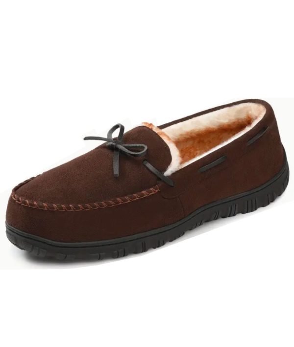 mocassins En Daim Fourrés