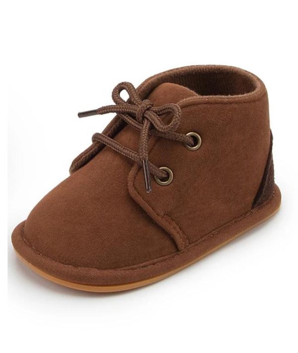 mocassins en daim pour garçons