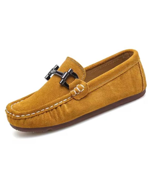 mocassins décontractés en daim pour garçons