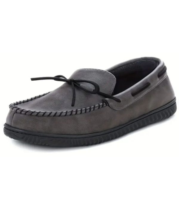 mocassins décontractés en cuir synthétique pour hommes