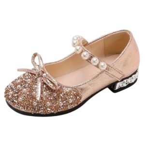 mocassins d'école à semelles souples roses
