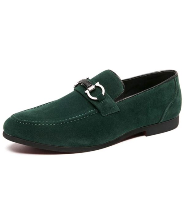 mocassins effet daim pour hommes