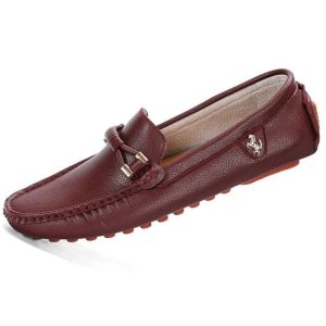 mocassins en cuir synthétique pour homme