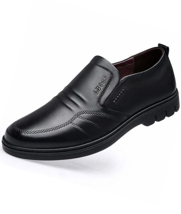 mocassin-plateforme en cuir synthétique