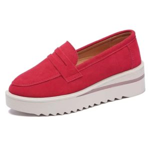 mocassins épais pour femme