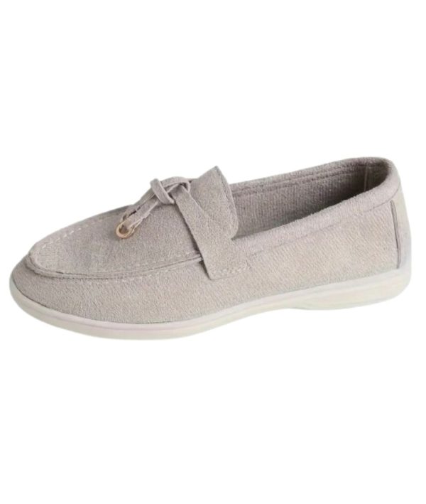 mocassins d’été en daim synthétique pour femmes