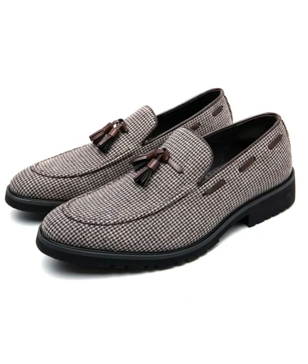 mocassins à gland type bateau