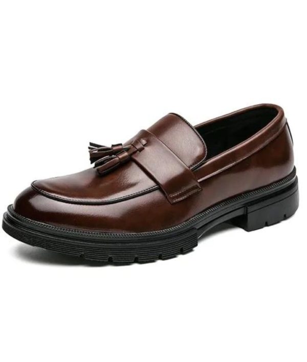 mocassins en cuir véritable homme