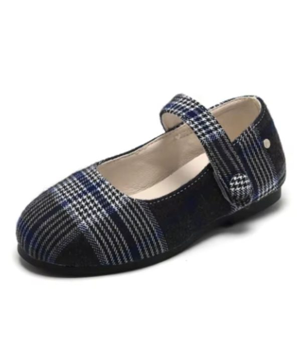 mocassins habillés souples à carreaux