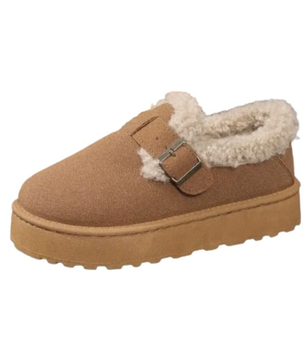 Mocassins Indiens Fourrés À Boucle
