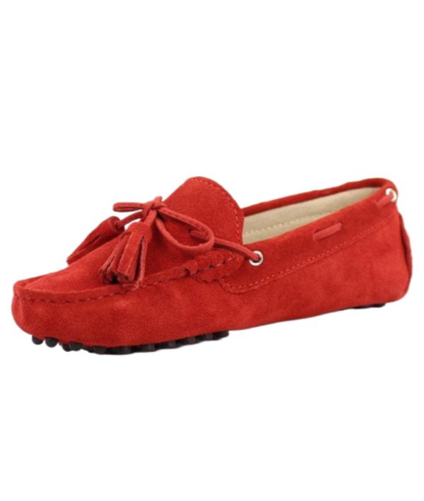 mocassins indiens à franges et boucles