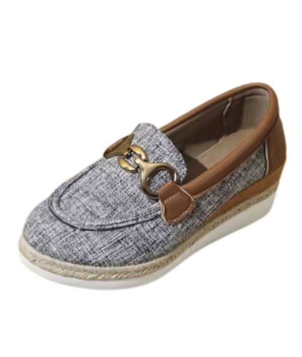 mocassins en jean pour femme