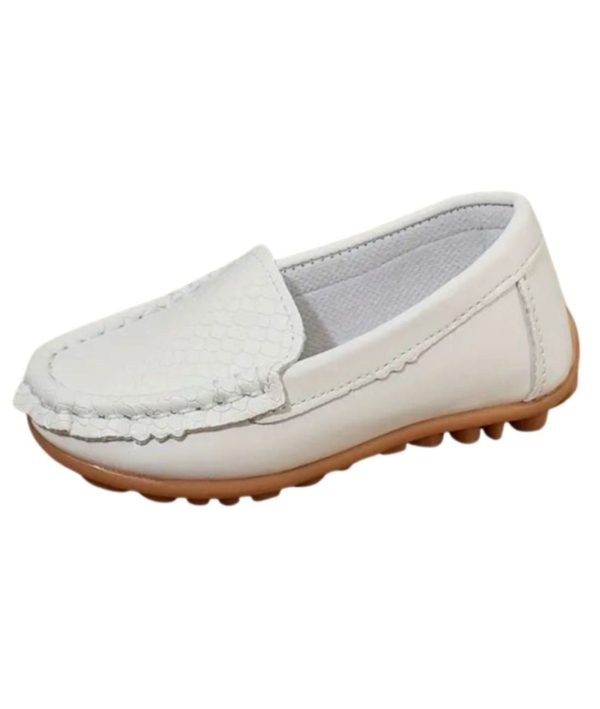 mocassins motif crocodile bébé fille
