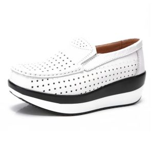 mocassins orthopédiques en cuir femme