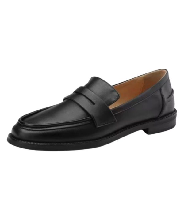 mocassin plateforme à talon épais