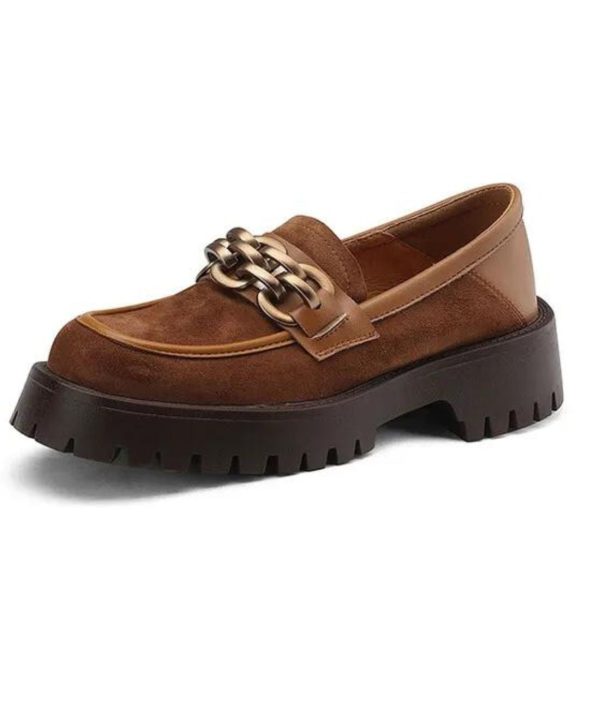 mocassins à plateforme femmes