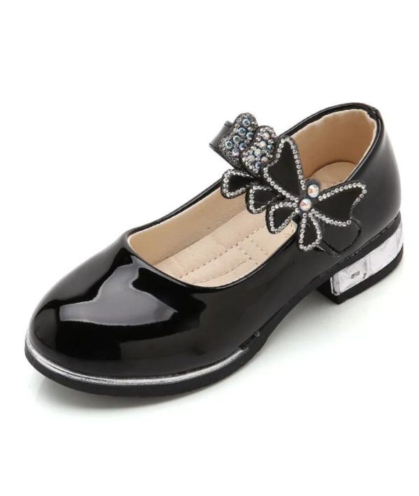 mocassins en cuir pour fille