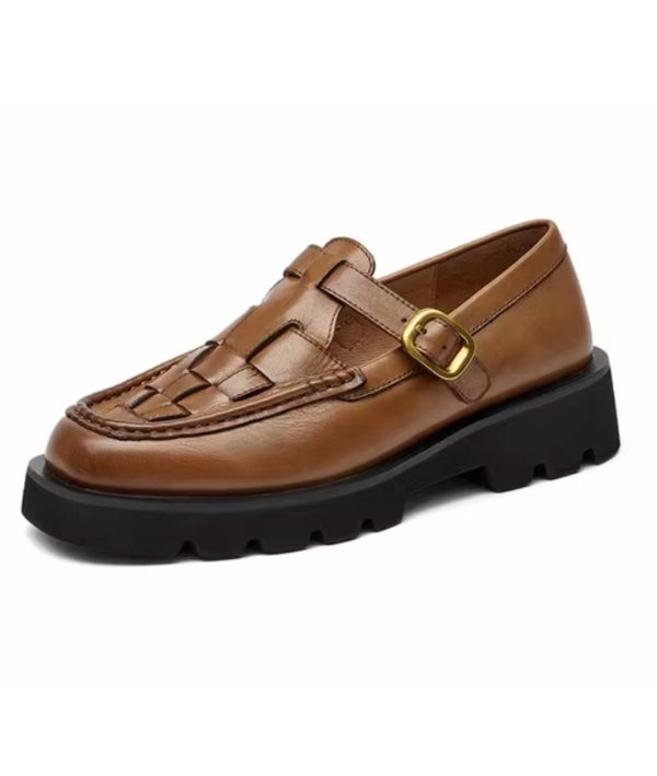 mocassins sophistiqués à plateforme