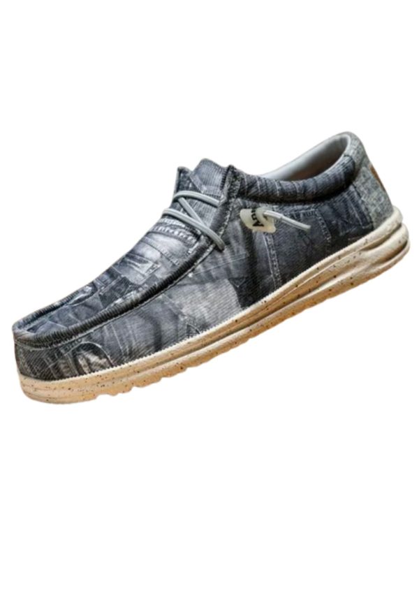 mocassins souples décontractés en jean