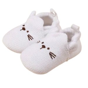 mocassins bébé fille avec motif chaton