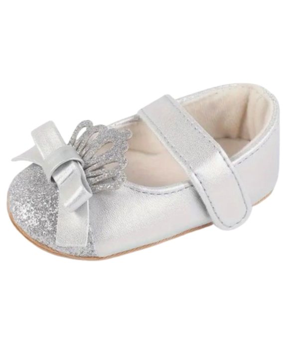 mocassins souples à paillettes pour bébé