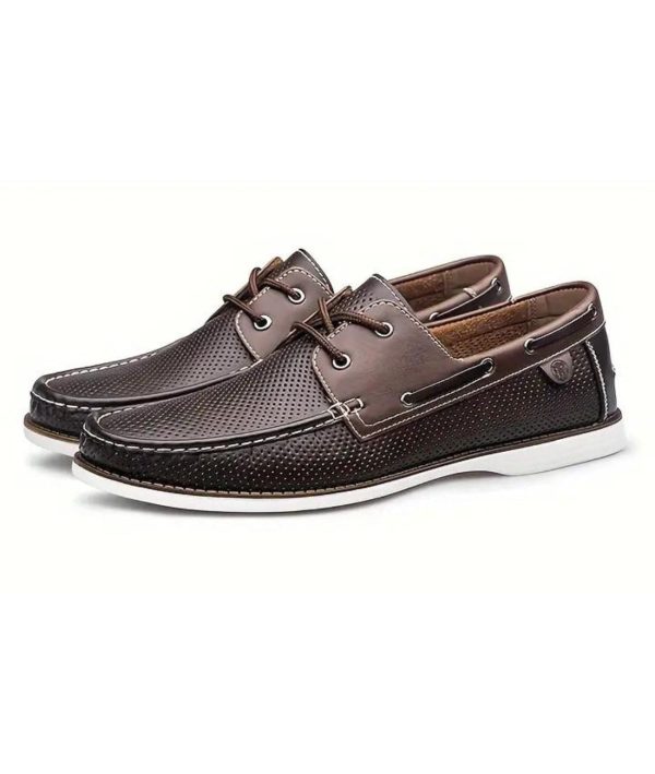 mocassins en daim pour homme