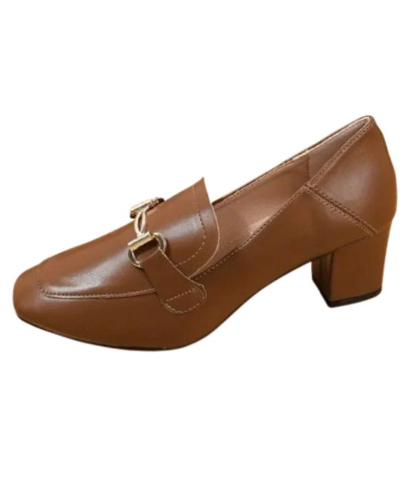 mocassins vintage cuir femme